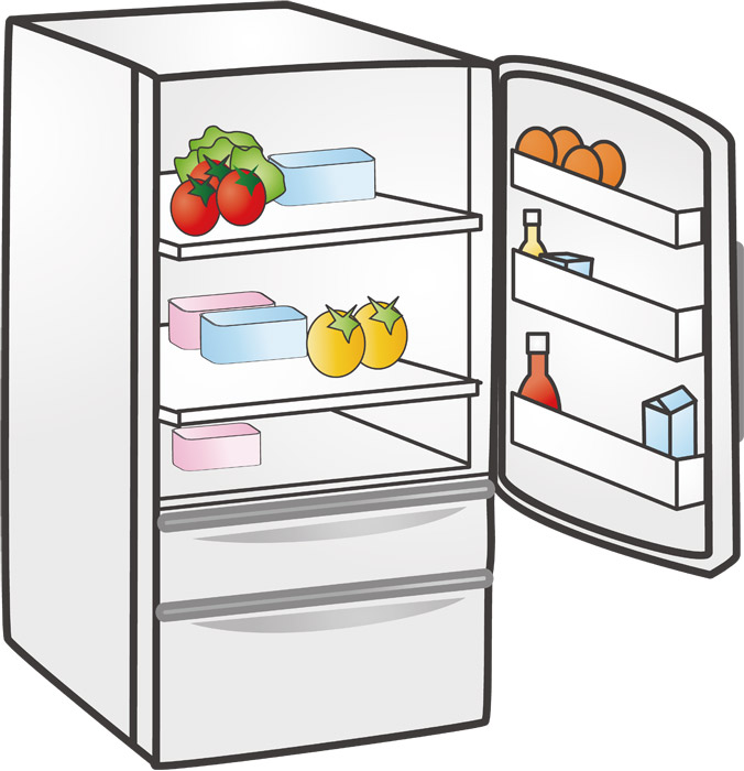 冷蔵庫の中身に比例するもの