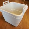 足湯に使えるバケツ♪