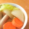 ポトフに入れたウインナーを美味しく頂くにはどうするか？という話。